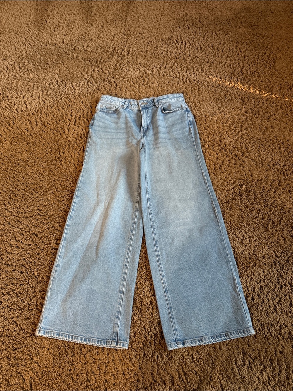 Time and Tru Light Blue Wide Leg Jeans